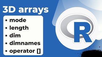 Arrays in R programming | mode,length,dimensions of an array in r| dimnames(), operator [] in arrays