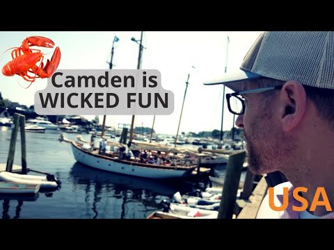 CAMDEN IS WICKED FUN 🦞 USA - MAINE TRAVEL VLOG