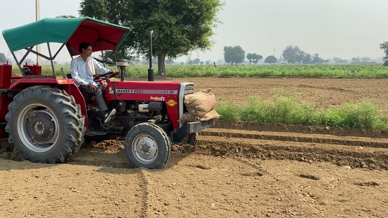 Automatic planter two rows|| 28 inches bed with zig zag potato planting|| superking agricultures||