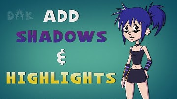 How to Add Shadows and Highlights | Procreate Digital Art