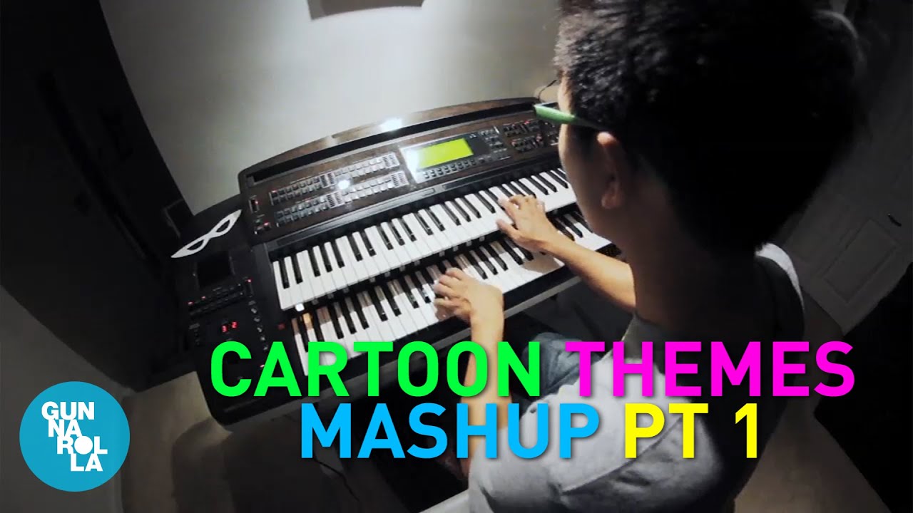 90's Cartoon Theme Songs Mashup (Yamaha Electone)