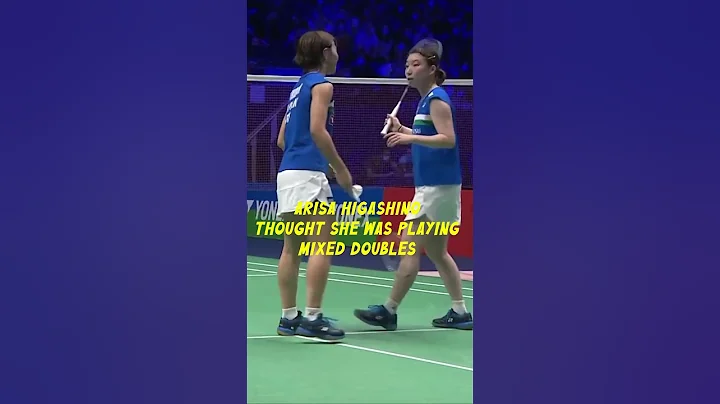 Funny Badminton Moments #1-When Arisa Higashino thought she was playing Mixed Doubles with Watanabe🤣 - DayDayNews