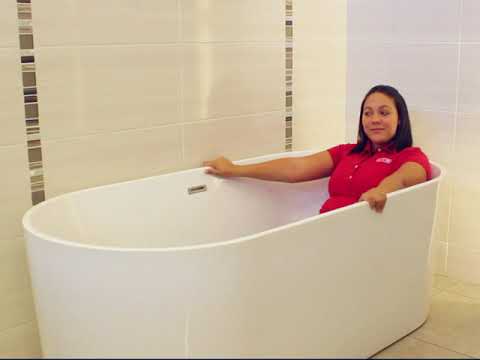 Trevi Mood White Freestanding Acrylic Bath - 1700 x 800mm FTBAWH170012