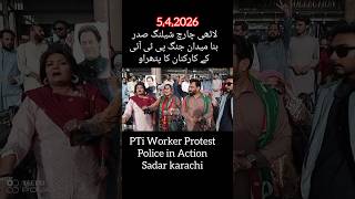 Pti Protest Karachi #pti #imrankhan #protest #news #viralvideo #sindhpolice #shortvideo #youtube