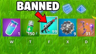 fortnite with a BANNED weapon