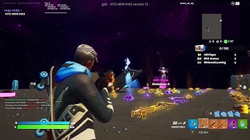 Just a casual NO-SCOPE kill in a public game of Fortnite Creative