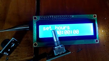 Arduino rotary encoder kitchen timer