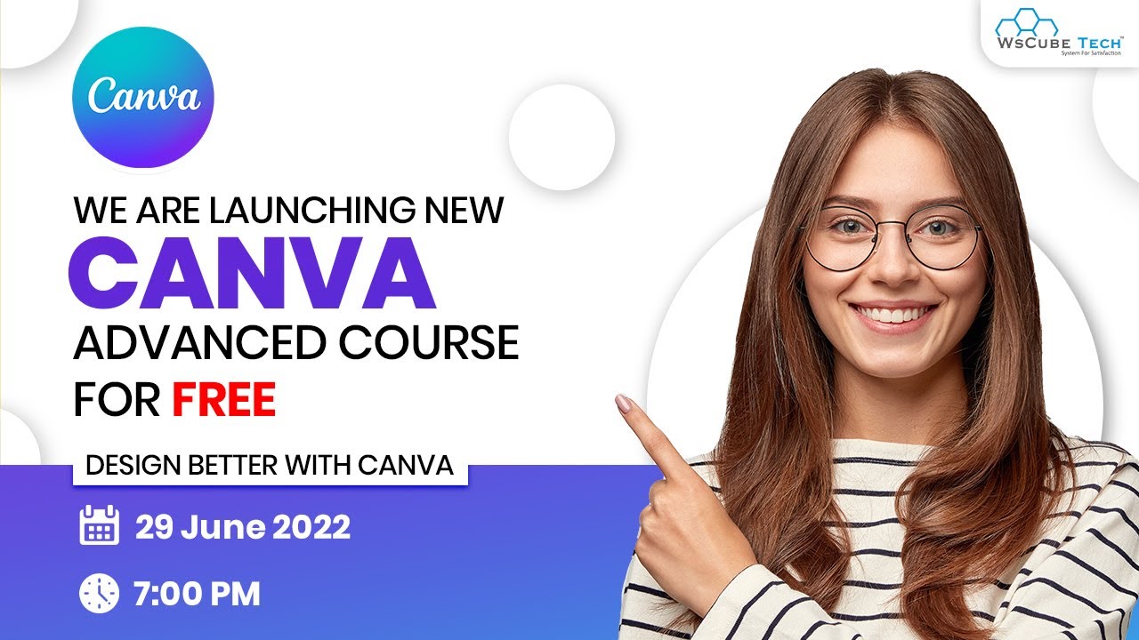 ⁣Canva Advanced Course for FREE - WsCube Tech