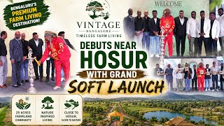 Vintage Bangalore – Timeless Farm Living Debuts Near Hosur with Grand Soft Launch screenshot 1