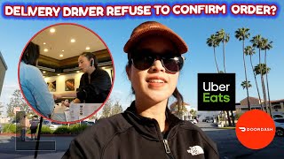 Food Delivery Driver Refuse to Confirm Order?? Uber Eats Ride Along Door Dash How much can I make!