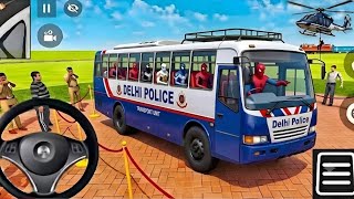 😎Police Big Superhero Bus🥳& Spiderman 3D Game🤩Indian Thift Auto Gameplay🤑Purchase Lot's Of Spiderman screenshot 1