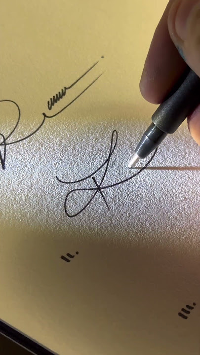 How to sign the letter R?