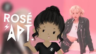 Drawing Rosé in my style #apt #blackpink #rosé #art #artist #artwork #cartoon