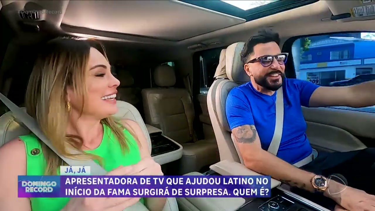 Latino comemora 30 anos de carreira e abre as portas da mansão para receber o 'Domingo Record'
