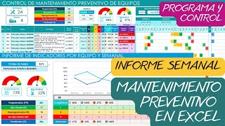 Control de MANTENIMIENTO PREVENTIVO📆en Excel✅para Equipos y Maquinaria screenshot 5