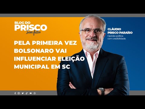 Pela primeira vez Bolsonaro vai influenciar eleição municipal em SC