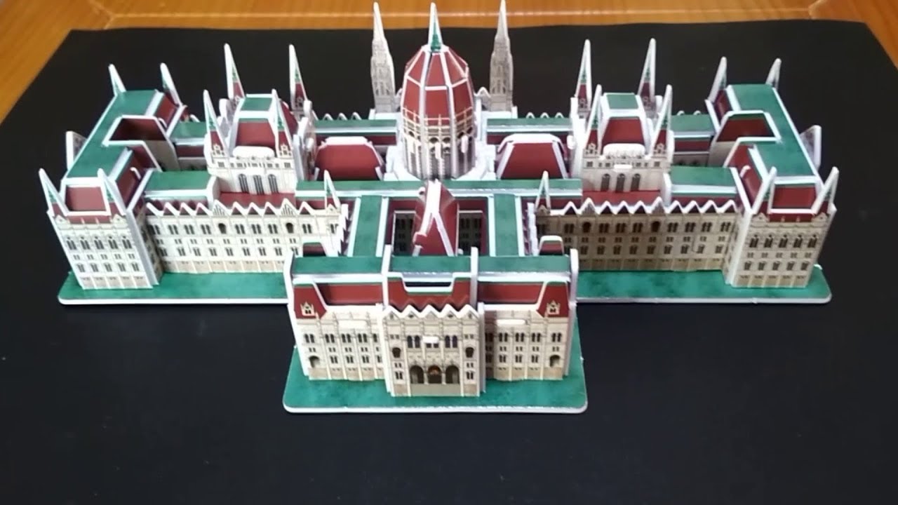 3D Puzzle Ungarn Parlament Budapest Cubic Fun Hungarian Parliament Building