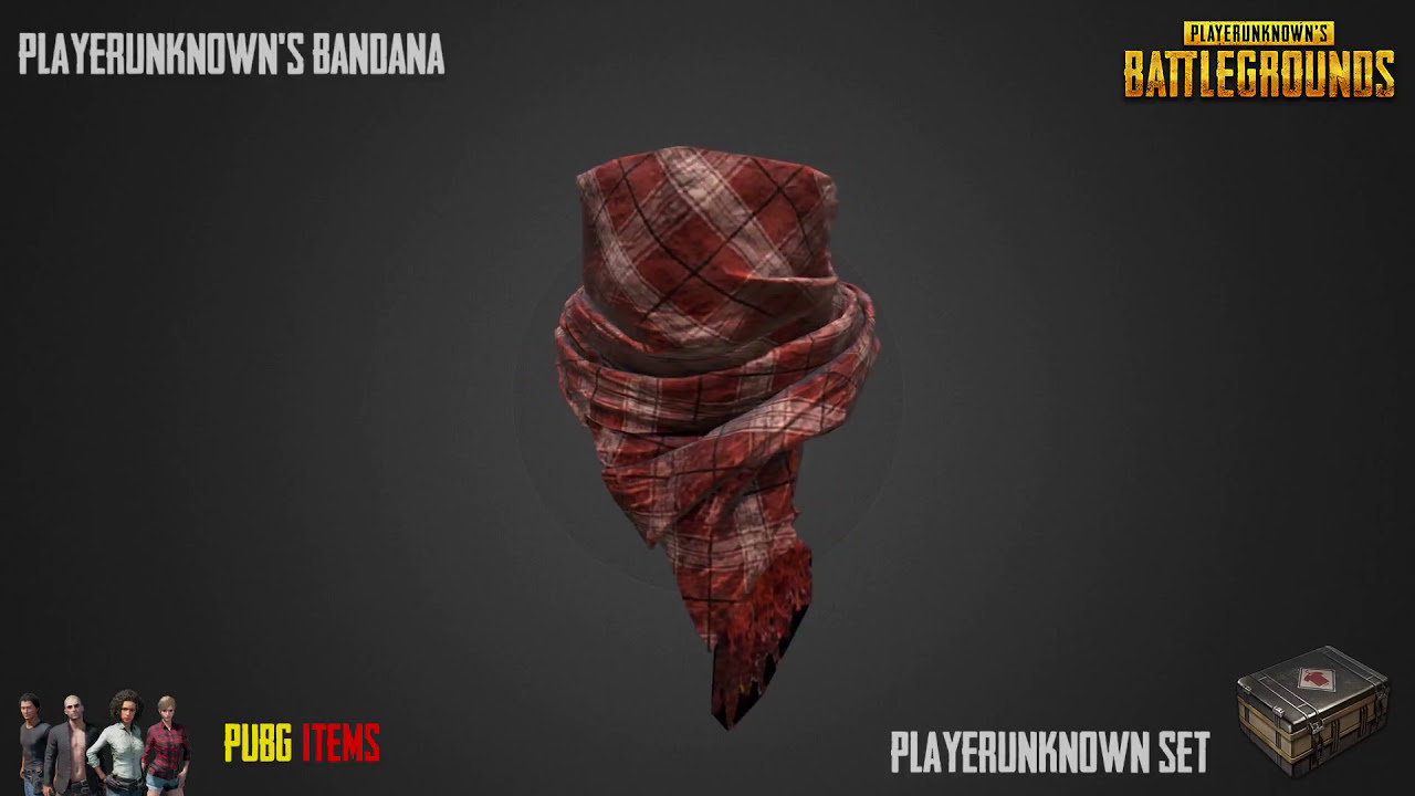 PLAYERUNKNOWN's Bandana | PUBG Item Showcase - YouTube