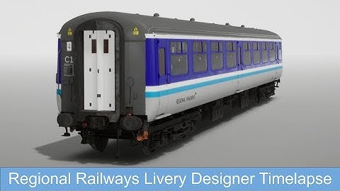 TSW 2 | Regional Railways BR MK II A TSO Livery Designer TIMELAPSE