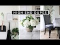 Crate and barrel vs thrift store  diy high end home decor dupes on a budget