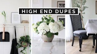 CRATE AND BARREL VS THRIFT STORE | DIY HIGH END HOME DECOR DUPES ON A BUDGET