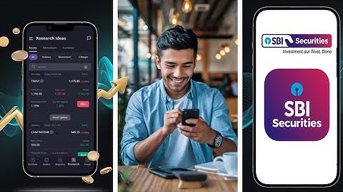 SBI Securities New Mobile Trading Application Tutorial In Hindi | SBI Securities Trading App Details