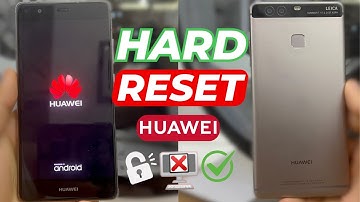 Huawei P9 Hard Reset - Huawei Pattern Unlock || Huawei P9 Factory Reset