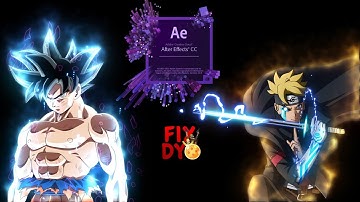 Ultra Instinct Aura Goku & Chakra Aura Boruto After Effects - Project Files
