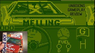 Bill Elliot's Nascar Fast Tracks Nintendo Gameboy Unboxing, Gameplay & Review screenshot 1