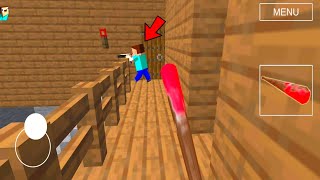 Playing As Granny & Hunting Steve In Minecraft | Granny Vs Steve Battle 1 (Mobile Survival Game ) screenshot 4