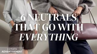 The most versatile neutrals nobody talks about | fashion basics