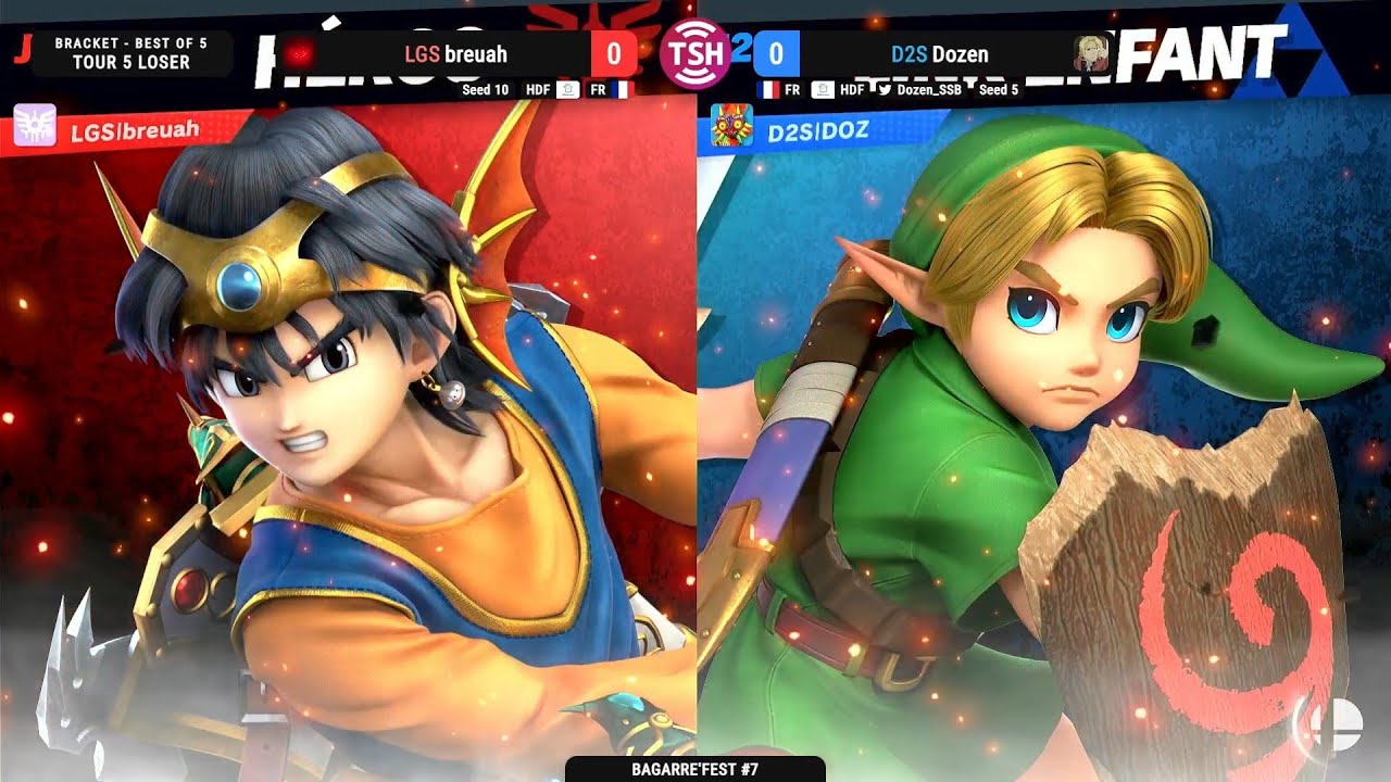 Bagarre'Fest #7 | Dozen (Link enfant) Vs Breuah (Héros) Losers Round 5