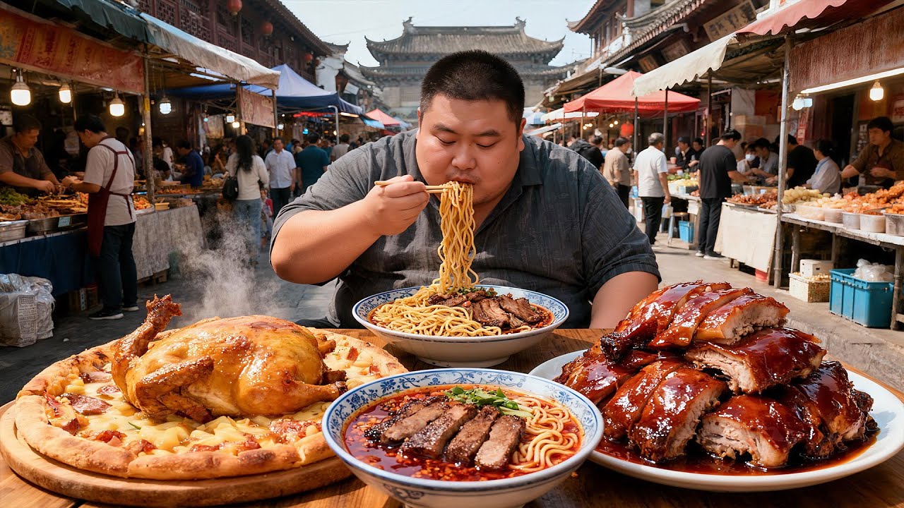 Thánh ăn càng quét tất cả món ngon ở chợ truyền thống Trung Quốc🍜Khám phá ẩm thực nổi tiếng