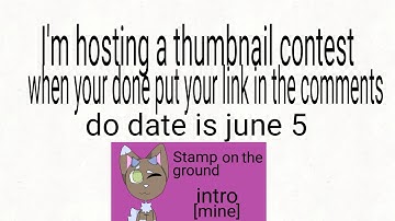 Thumbnail contest [open]