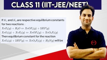 If K₁ and K₂ are respectively equilibrium constants for two reactions : XeF₆ (g) + H₂O ⇌ XeOF₄ (g) +