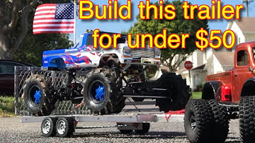 DIY Rc Trailer Build / How to build an RC Trailer
