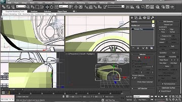 How to Model Audi R8  in 3ds Max  Part 1 HD 2014 Tutorial