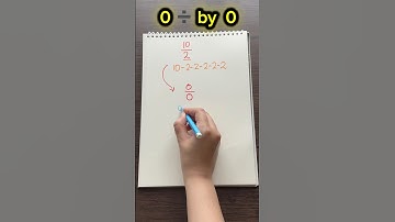 What is Zero Divided by Zero? #mathshorts #maths #mathstricks #viralmath