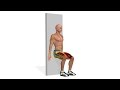 Ejercicios para piernas perfectas: Wall Sit