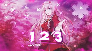 Zero Two - 1, 2, 3 Sofia Reyes 4K Editamv Quick Darling In The Fran