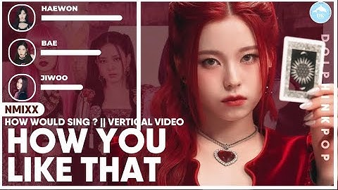 How Would NMIXX sing "How You Like That" (BLACKPINK) | Line Distribution (Vertical Video)