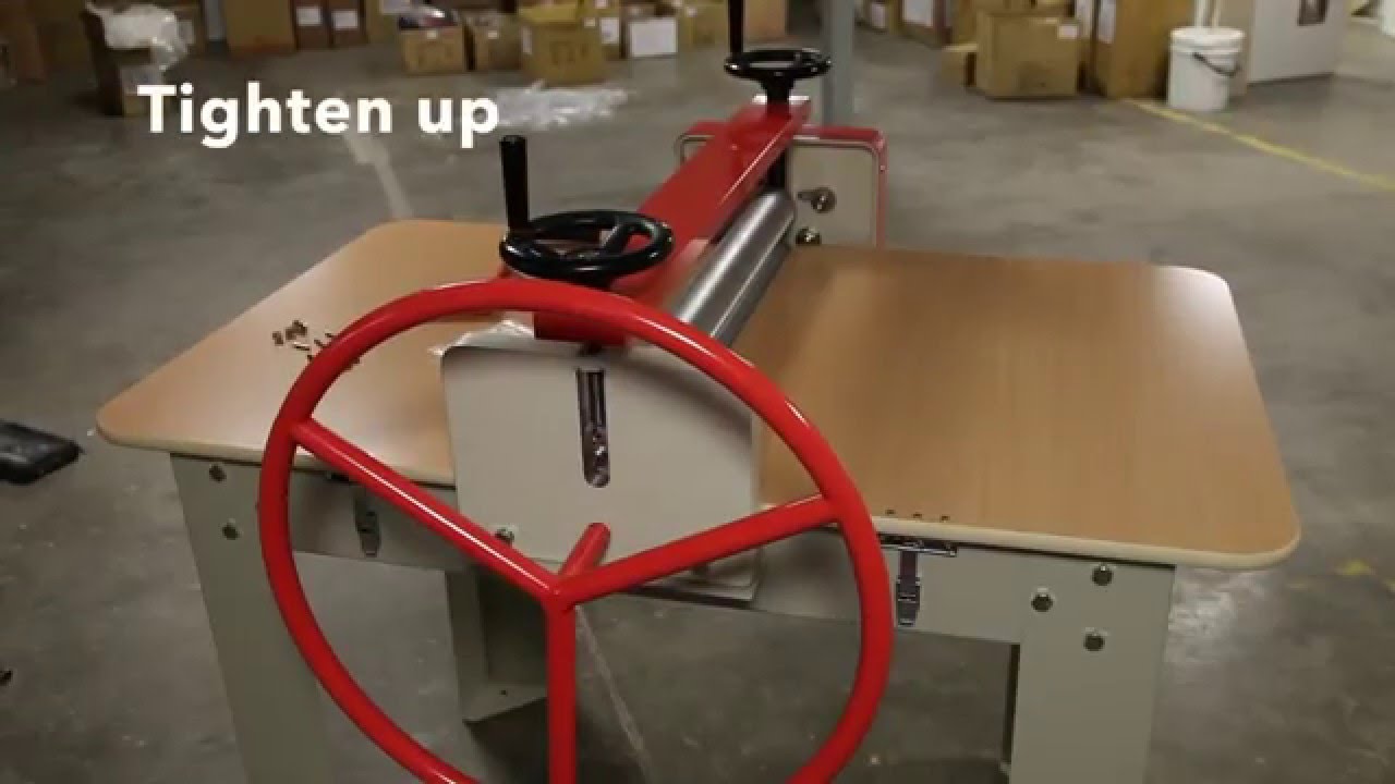 Slab Roller how to assemble and operate 