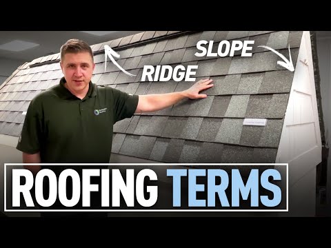 Videó: Hogy hívják a tető különböző részeit?