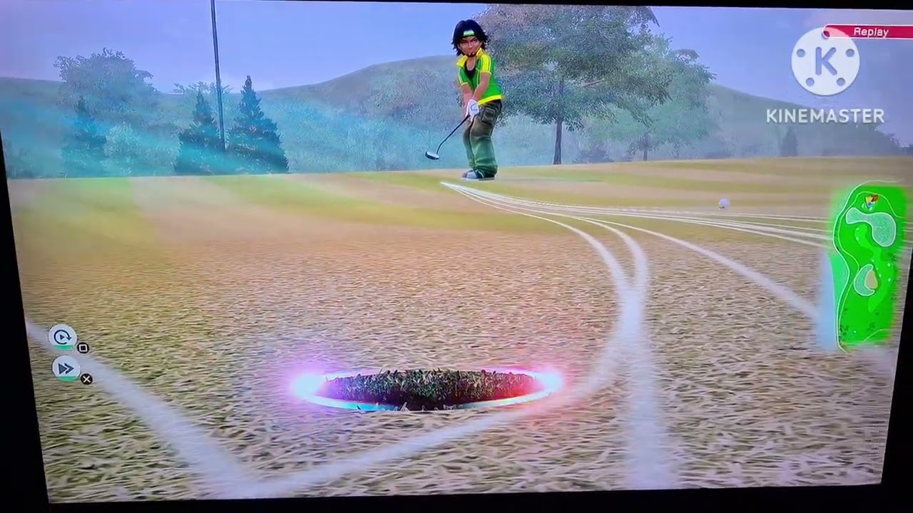 Everybody's golf hot shots: (Rare Character's Command From Missed Puts)