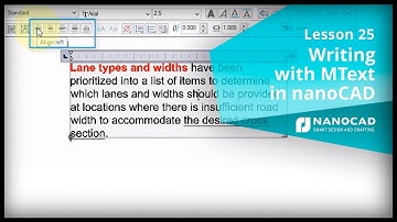 Writing with MText - Lesson 25