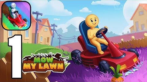 Mow it Cutting Grass game - Gameplay Walkthrough Part 1 Tutorial Cutting (Android,iOS)