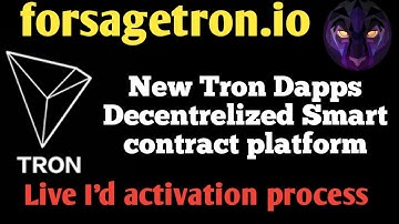 Forsagetron vs Lions share/New Tron Dapps Decentrelized Smart contract / Live I
