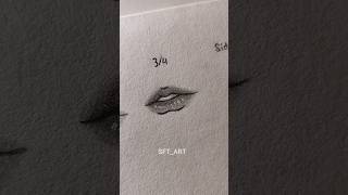 Drawing cool lips from three angles ✨ #art #lips #tutorial #cool #sketch #shorts