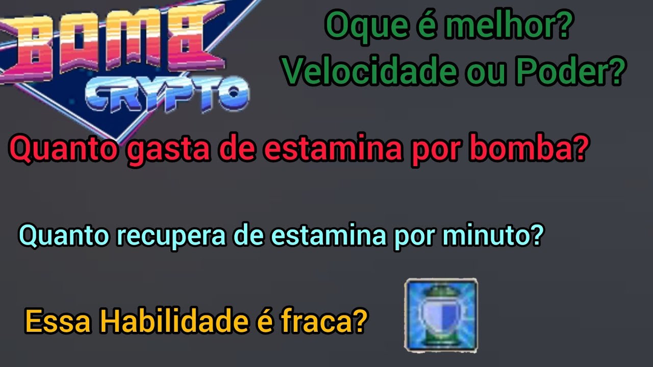 BOMB CRYPTO - EXPLICANDO TODOS OS ATRIBUTOS E HABILIDADES - QUAL É A MELHOR  HABILIDADE???