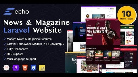 How to Install Echo - News & Magazine Laravel Platform Nulled on Localhost & Hosting